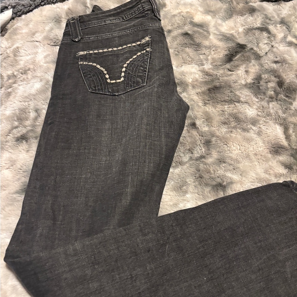 Stylish Gray Women's Jeans 29” low rise
